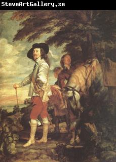 Anthony Van Dyck Charles I King of England Hunting (mk05)